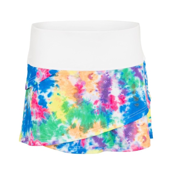 HOST PICK - Fila Top spin tie dye tiered skort Size XS can also fit a Small EUC - Picture 4 of 5